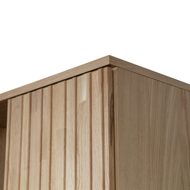 Küchenschrank Gravure mit Schublade Eiche Natur - Woood - DesignWe.Love