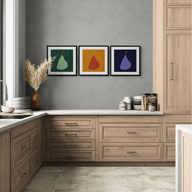 Kunstdruck 'Silent Fruits 07' Poster 40x40 - IH & KL Design Studio