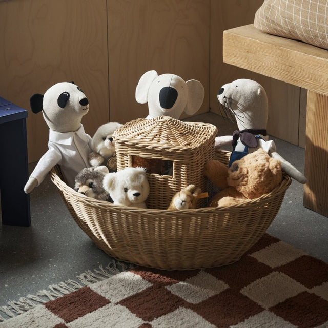 Kuscheltier Panda Teddy Natural - ferm LIVING - DesignWe.Love