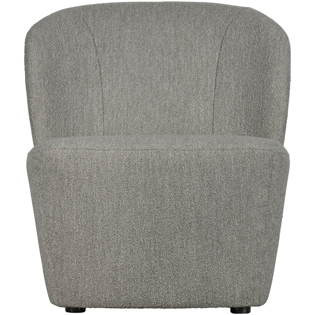 Lofty Sessel Stoff Bouclé Grau - VT Wonen