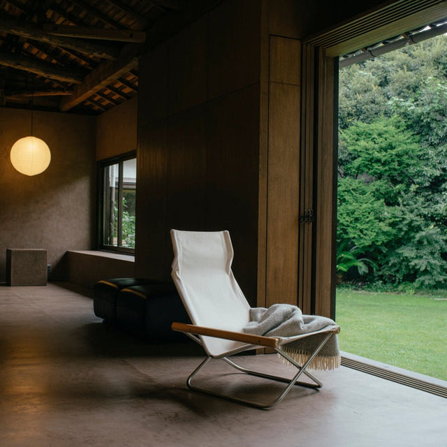Loungesessel Weiss/Natur - Nychair X - DesignWe.Love