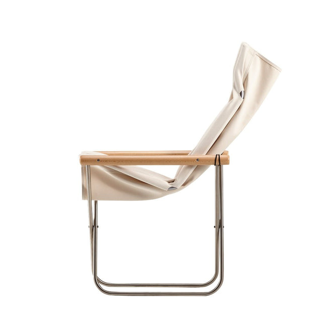 Loungesessel Weiss/Natur - Nychair X - DesignWe.Love