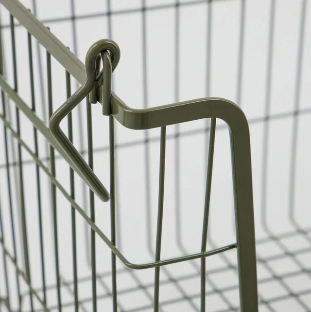 Metallkorb Taw 27 cm stapelbar Armygrün - House Doctor