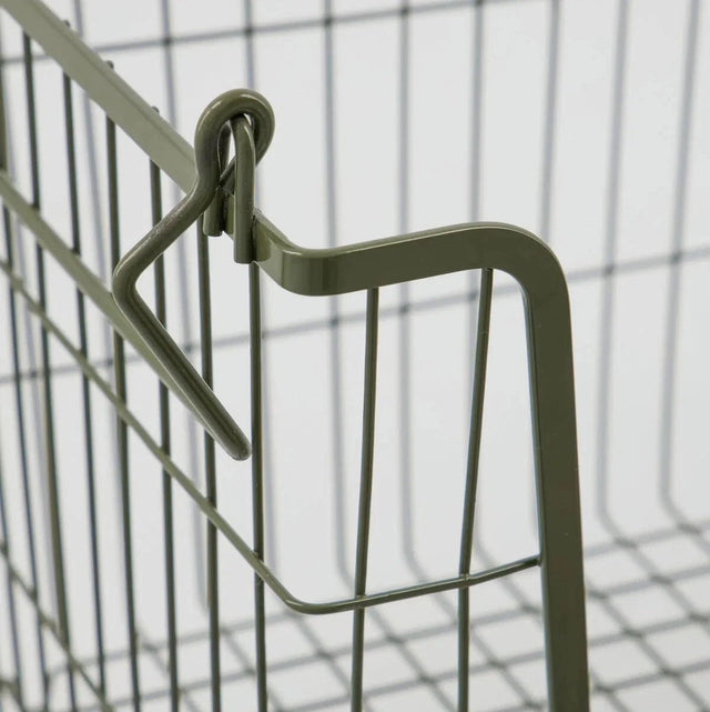 Metallkorb Taw 27 cm stapelbar Armygrün - House Doctor - DesignWe.Love