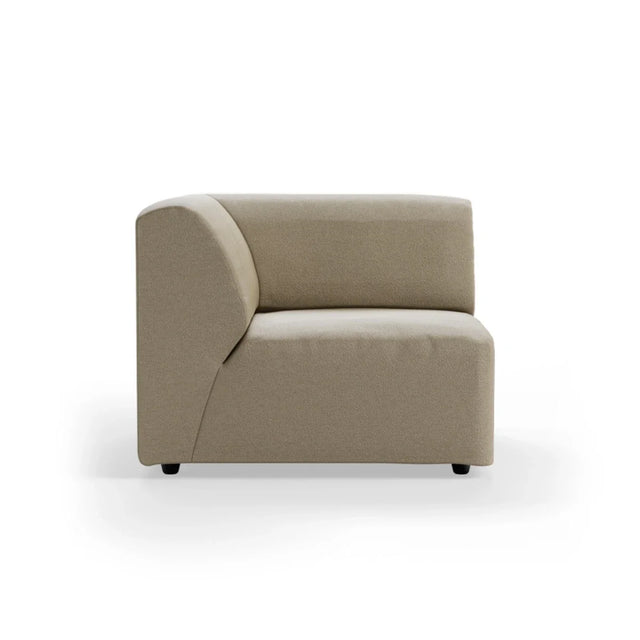 HKliving Jax Couch Modulsofa Ecke Links in Deco Pebble, Freisteller