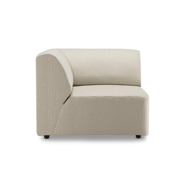 HKliving Jax Couch Modulsofa Ecke Links in Pure Ivory, Freisteller