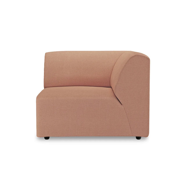 HKliving Jax Couch Modulsofa Endelement Rechts in Linen Dusty Rose, Freisteller
