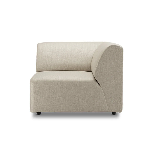 HKliving Jax Couch Modulsofa Endelement Rechts in Pure Ivory, Freisteller