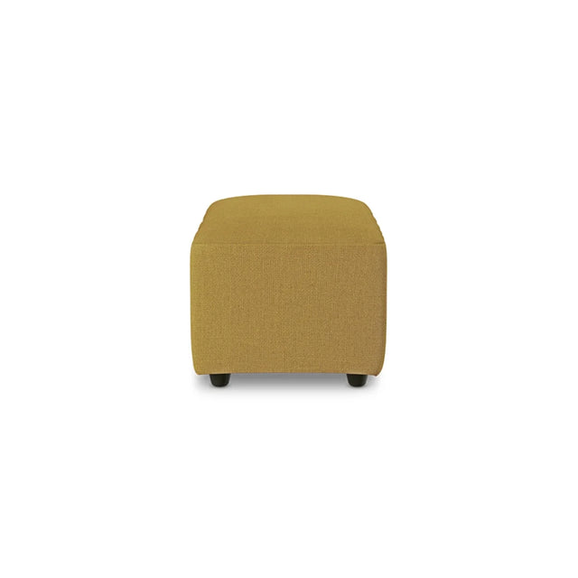 HKliving Jax Couch Modulsofa Hocker klein in Linen Burnt Ochre, Freisteller