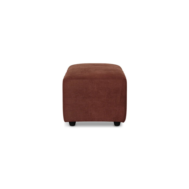 HKliving Jax Couch Modulsofa Hocker klein in Royal Velvet Magnolia, Freisteller