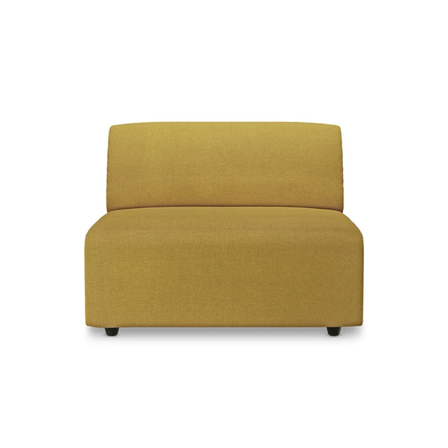 HKliving Jax Couch Modulsofa Mittelteil in Linen Burnt Ochre, Freisteller