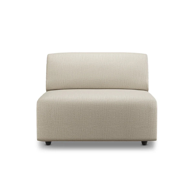 HKliving Jax Couch Modulsofa Mittelteil in Pure Ivory, Freisteller