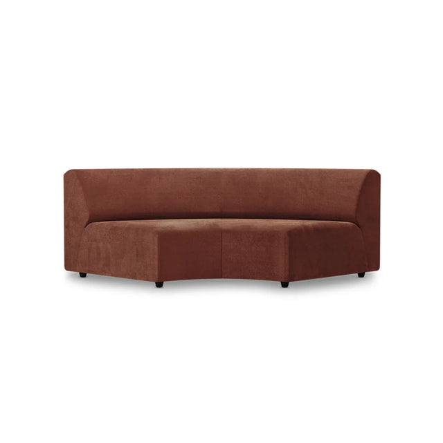 HKliving Jax Couch Modulsofa Rundung in Royal Velvet Magnolia, Freisteller