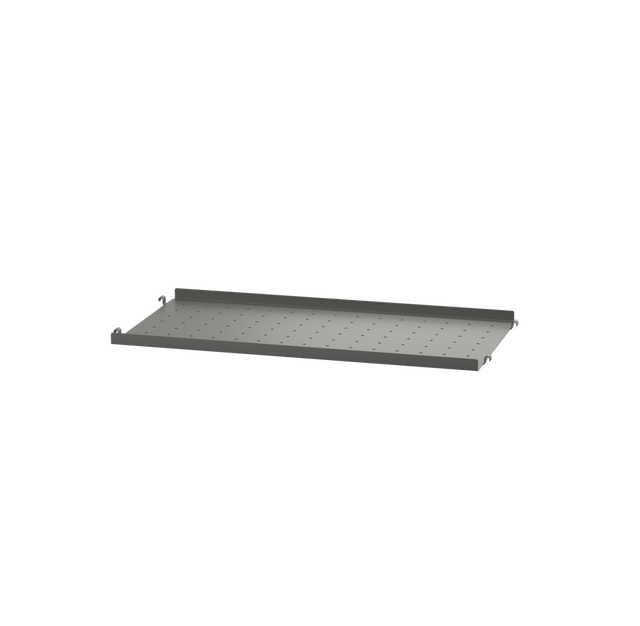 Regalboden aus Metall mit niedrigem Rand 58x30cm - Regalsystem - String Furniture