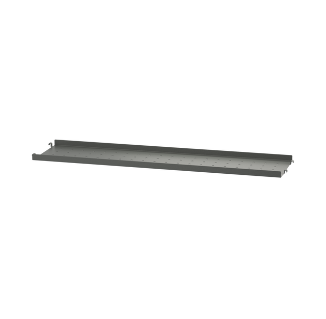 Regalboden aus Metall mit niedrigem Rand 78x20cm - Regalsystem - String Furniture