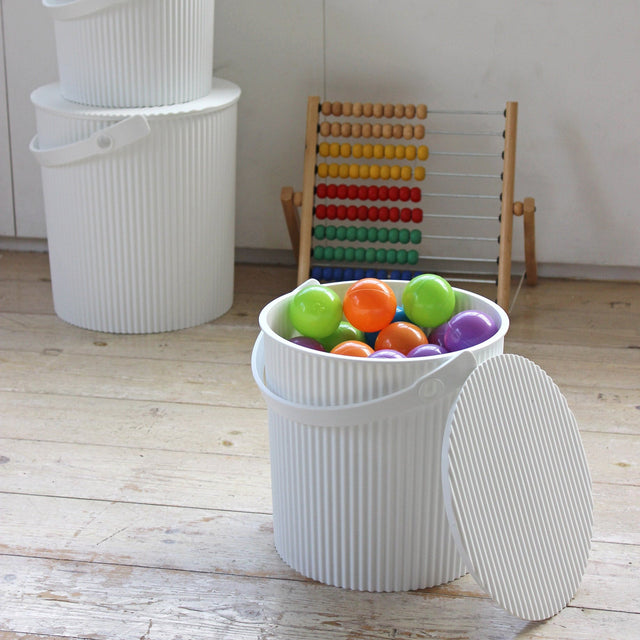 Omnioutil Eimer Weiss Small 8L - Hachiman - DesignWe.Love