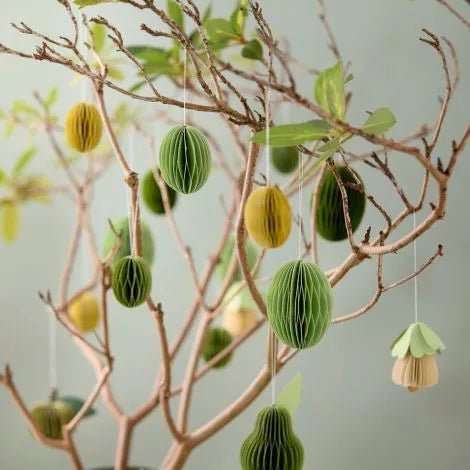 Ostereier Papier Swirl XS Ivy (6er - Set) - Bungalow DK - DesignWe.Love