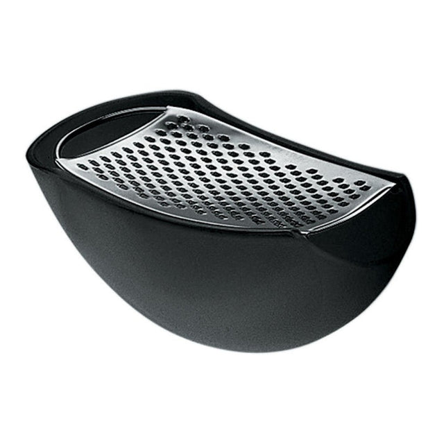 Parmenide Reibe mit Käsebehälter, Schwarz - Alessi - DesignWe.Love