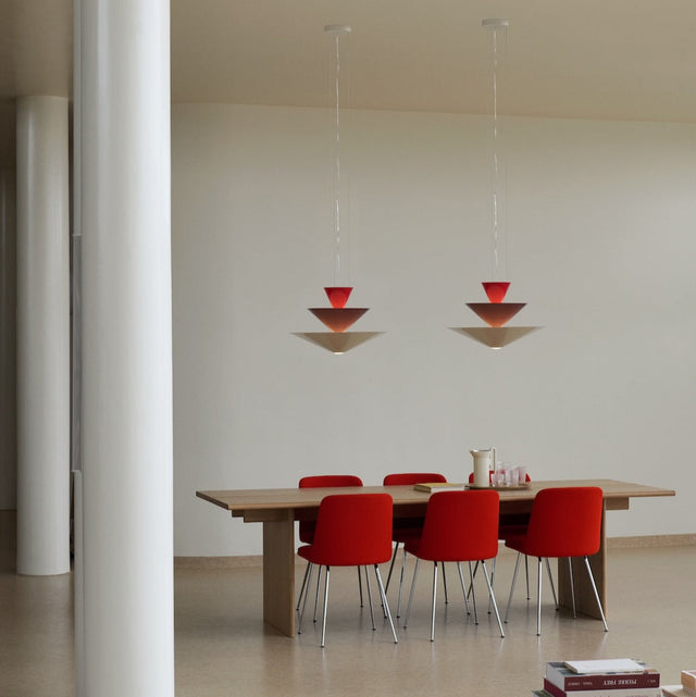 LN14 Gio Pendelleuchte Rot/Burgunderrot 60 cm - &Tradition
