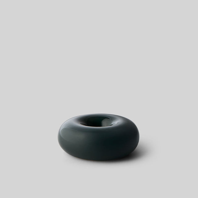 Kerzenhalter aus Keramik BOB Dark Green Small - Studio About
