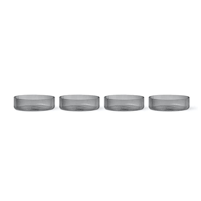 Ripple Dessertschalen grau im 4er Set von ferm LIVING
