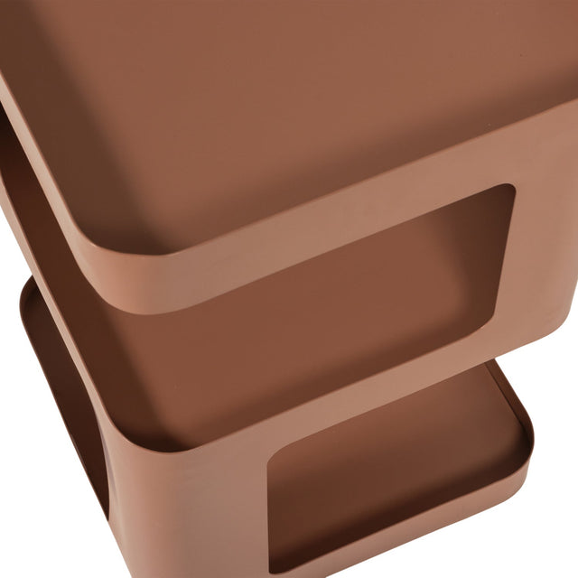 Riv Beistelltisch Space Age lachsrosa - Woood