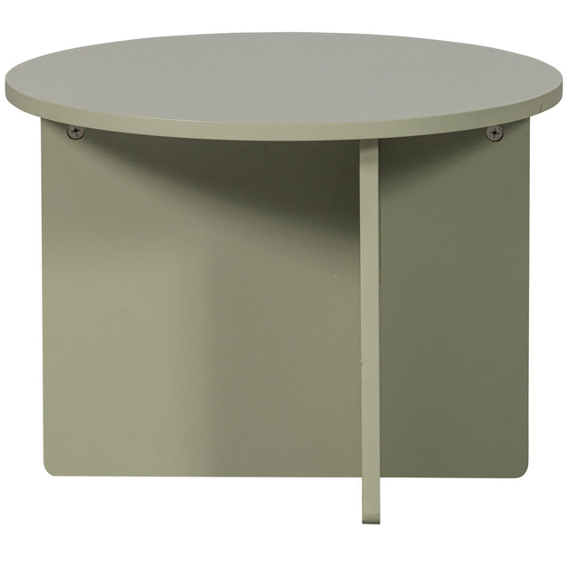 Ronny Beistelltisch 2er Set Gruen/Grau - Woood