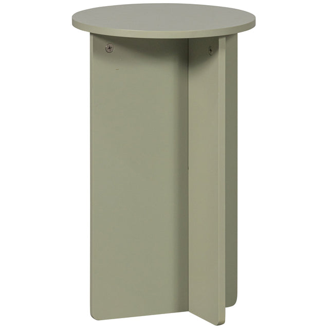 Ronny Beistelltisch 2er Set Gruen/Grau - Woood