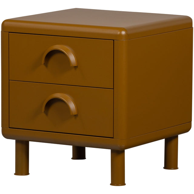 Rune Kommode/Nachttisch mit Schubladen Ocker - Woood - DesignWe.Love