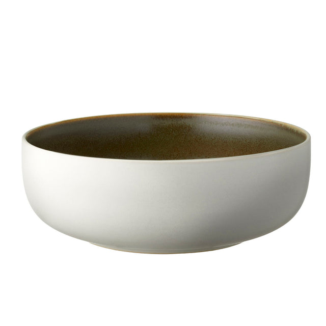 Salatschüssel Ø 25 cm Matte White/Matte Moss - Studio Round North