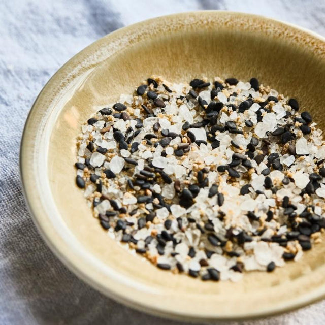 Salz Ingwer, Sesam und Knoblauch Gewürzmühle- Nicolas Vahé