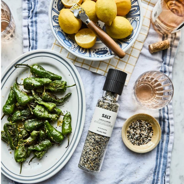 Salz Ingwer, Sesam und Knoblauch Gewürzmühle- Nicolas Vahé