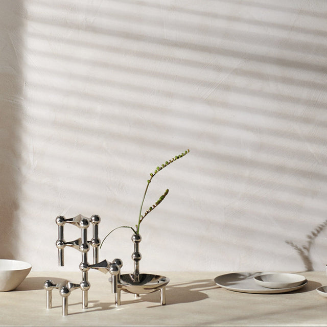 Schale Chrom - Stoff Nagel - DesignWe.Love