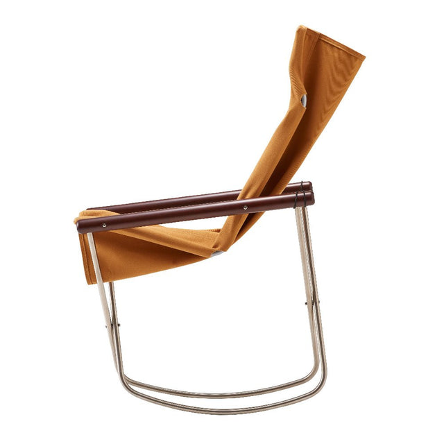 Schaukelstuhl Nychair X Camel/Dunkelbraun - Nychair X - DesignWe.Love