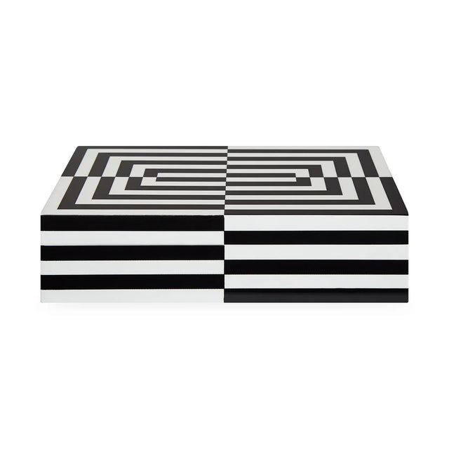 Schmuckkasten Op Art Laquer Box large - Jonathan Adler