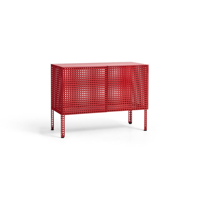 Sideboard Perforated Cabinet Floor Small Wine Red - HAY