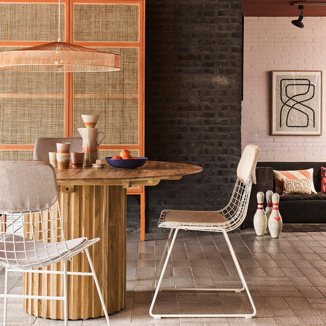 Sitzbezug für Wire Chair Pebble - HK Living