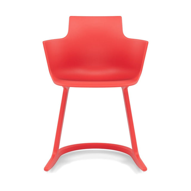 Varier Social Tilt Esszimmerstuhl mit Armlehne in Red – Ansicht 5