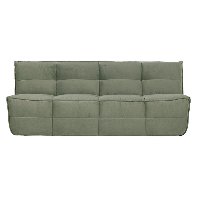Sofa 3-Sitzer Cluster Samt Pistaziengrün - VT Wonen