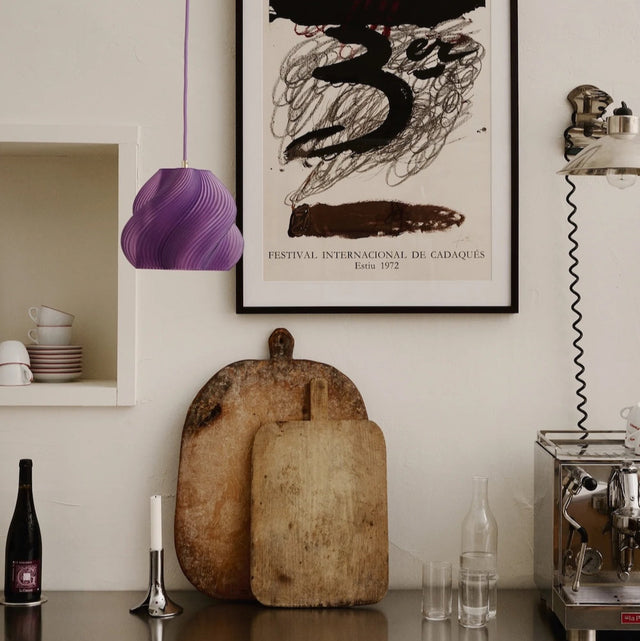 Soft Serve Pendelleuchte 01 Lavendel Sorbet - Crème Atelier