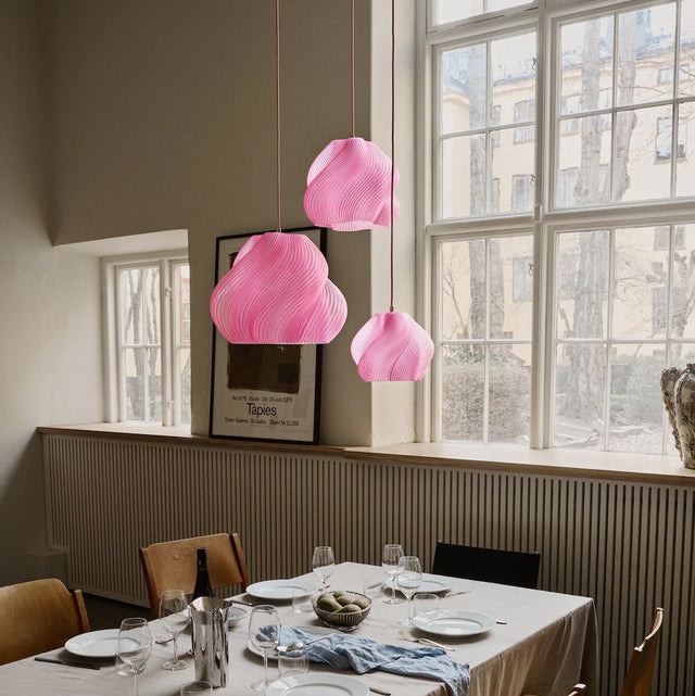 Soft Serve Pendelleuchte 02 Rose Sorbet - Crème Atelier