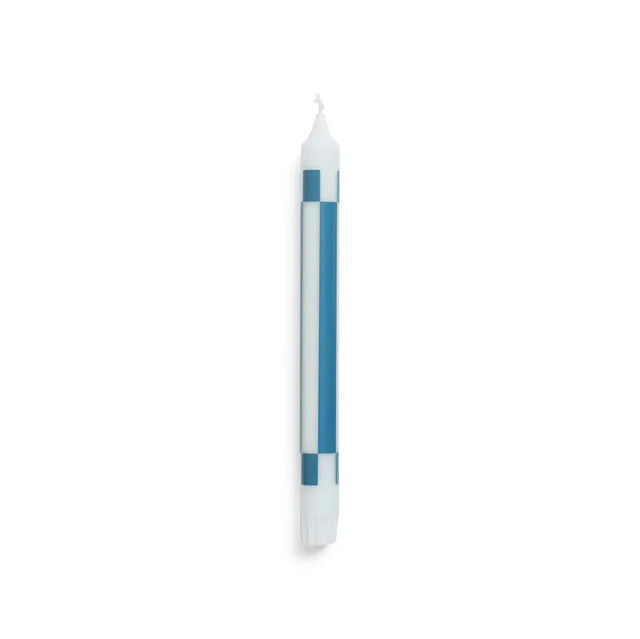 Stabkerze Pattern Candle Light Blue/Steel Blue - HAY
