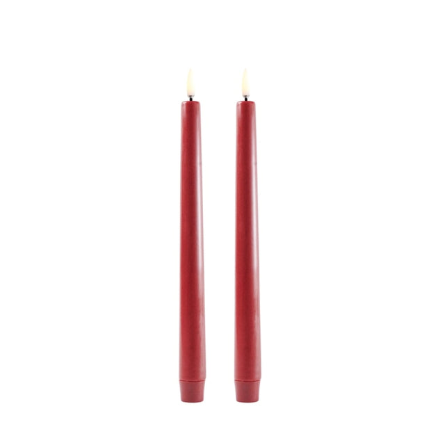 Stabkerzen Taper Candles Carmine Red 2,3x25cm - Uyuni