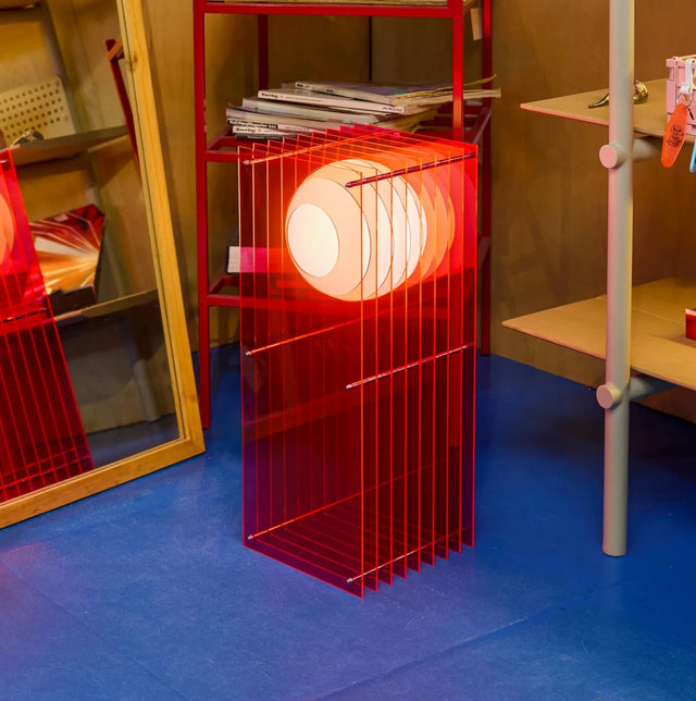 Stehleuchte Lớp Large Rectangle Electric Pink - Bang