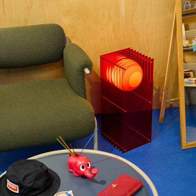 Stehleuchte Lớp Large Rectangle in Rot - Bang