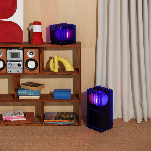 Stehleuchte Lớp Small Rectangle in Blau - Bang