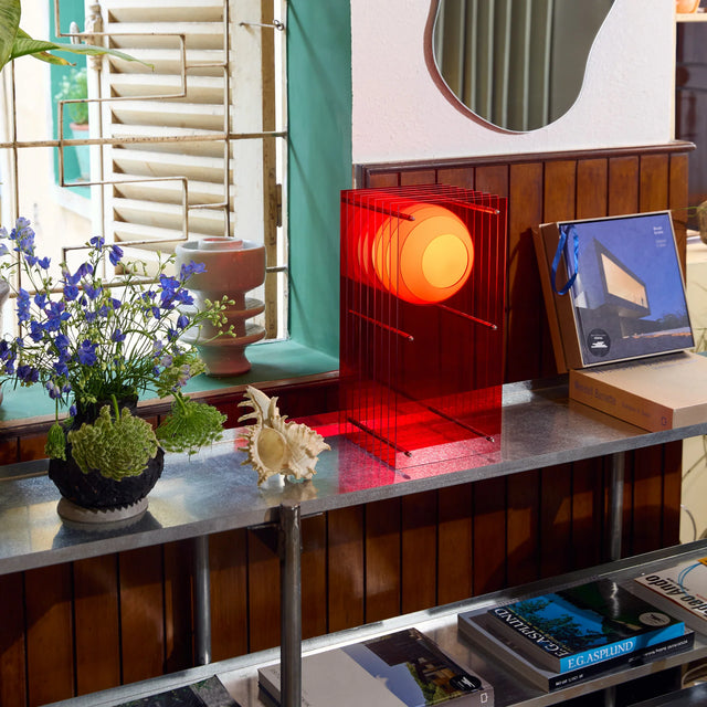 Stehleuchte Lớp Small Rectangle in Rot - Bang