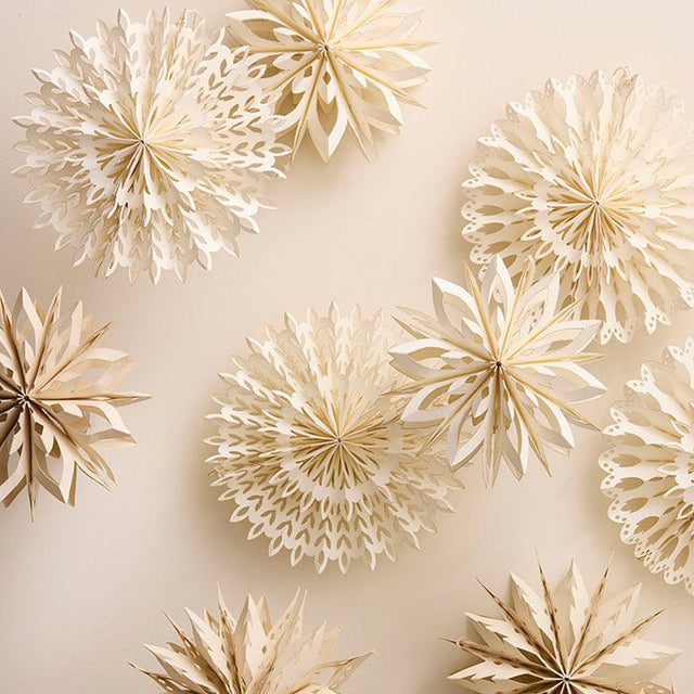 Stern aus Papier Glitter 20cm Frost - Bungalow DK - DesignWe.Love