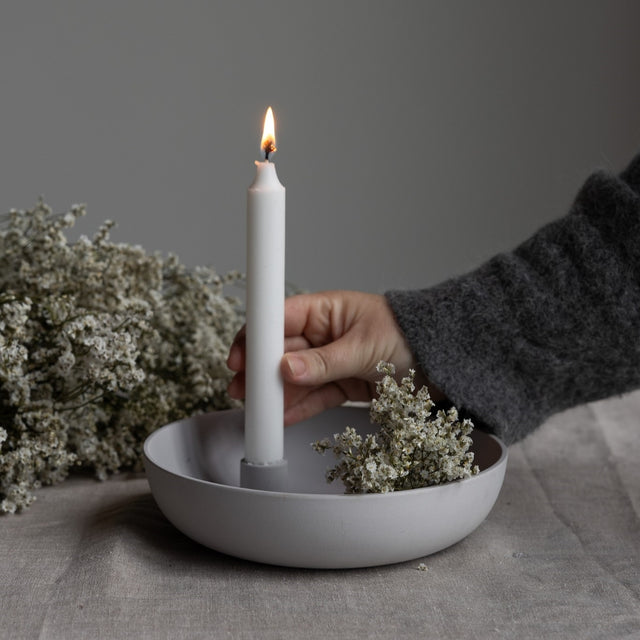 Kerzenhalter Lidatorp Large Grau - Storefactory