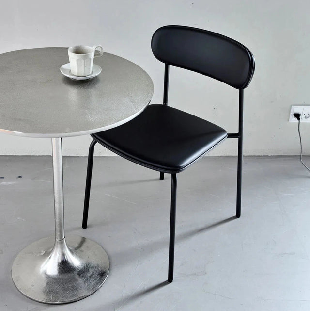 Stuhl Pova schwarz gepolstert 2er Set - House Doctor